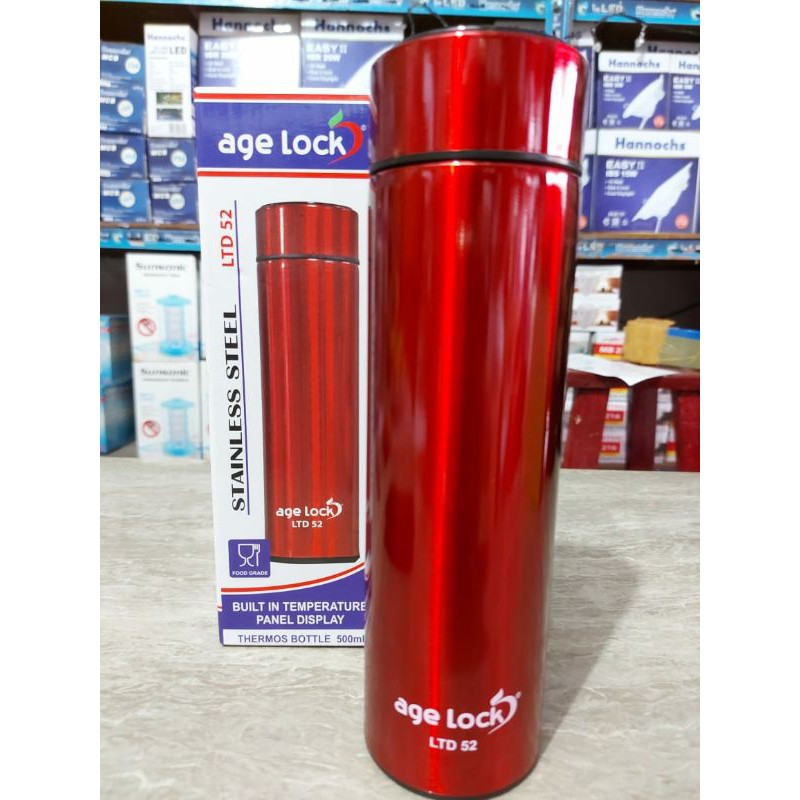 Botol Termos AgeLock + termometer LED