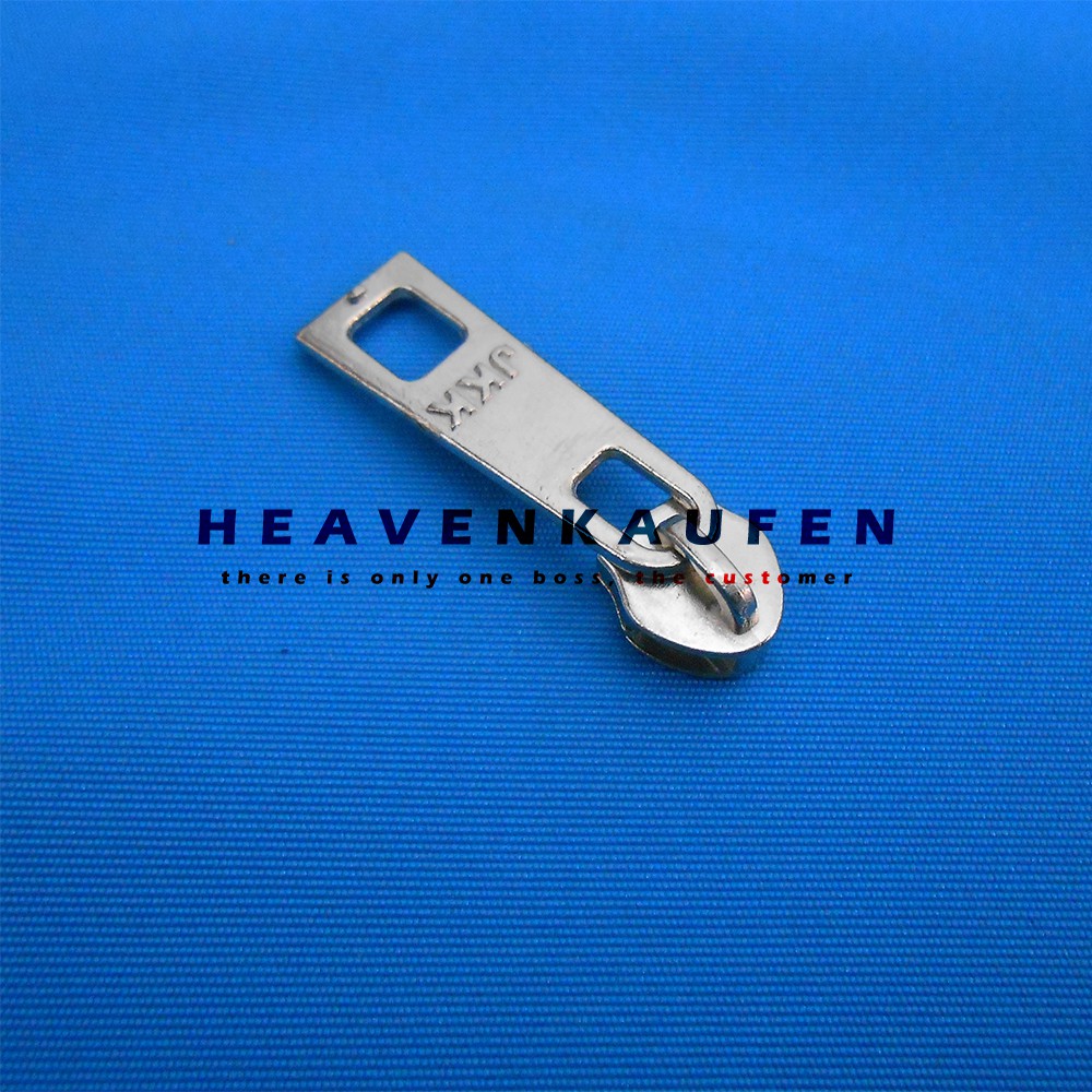 Kepala Resleting / Kepala Zipper JKK No 5 Nikel Silver Variasi