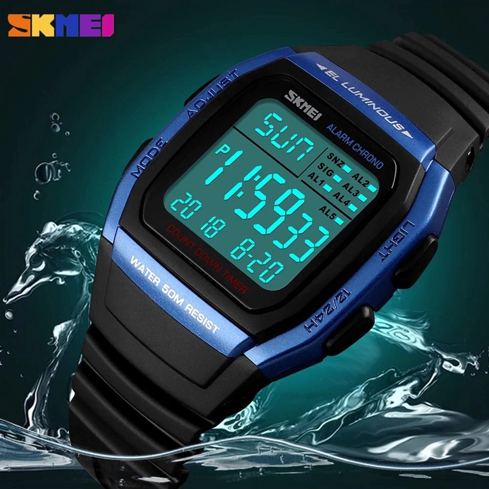 SKMEI 1278 Jam Tangan Wanita Digital Dual Time WK-SBY