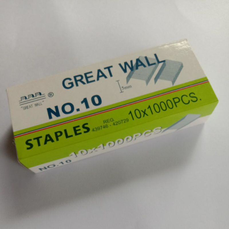 

Isi steples GREAT WALL kecil no.10 ,kualitas OK