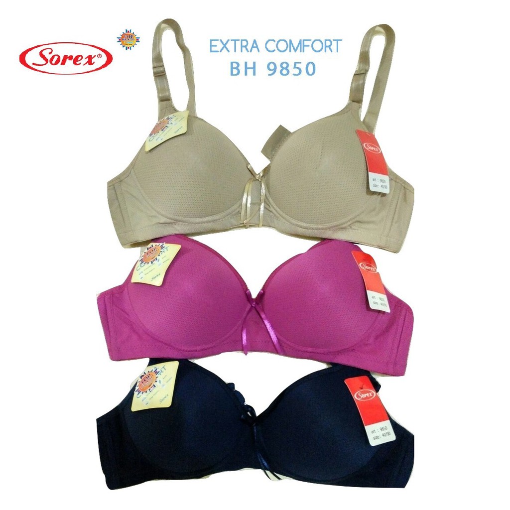 Bra Sorex 9850 Pori | Sorex BH 9850 Busa Tanpa Kawat Wanita Dewasa | Open Sorex Ecer