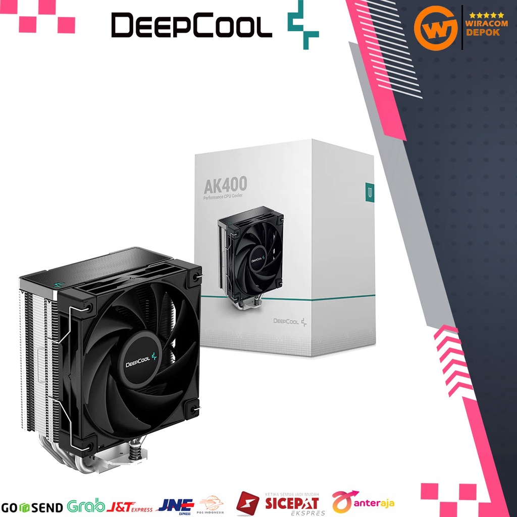 Cpu Cooler LGA 1700 DEEPCOOL AK400 LGA1700/1200/1151/1150/1155AMDAM4