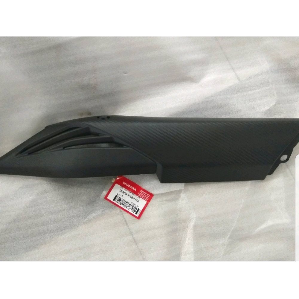 cover knalpot supra gtr 150 atau pelindung knalpot supra  bac 10