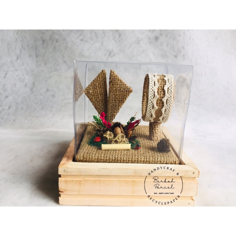 Box Mahar seserahan tempat anting & gelang rustic MURAH!!