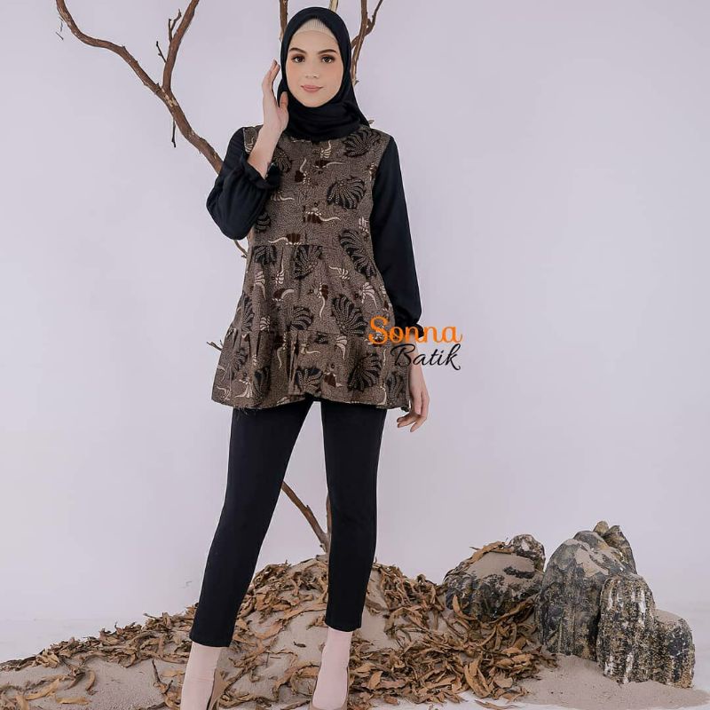 S M L XL XXL 3L 4L 5L BATIKSONNA BATIK WANITA BUSUI FRIENDLY