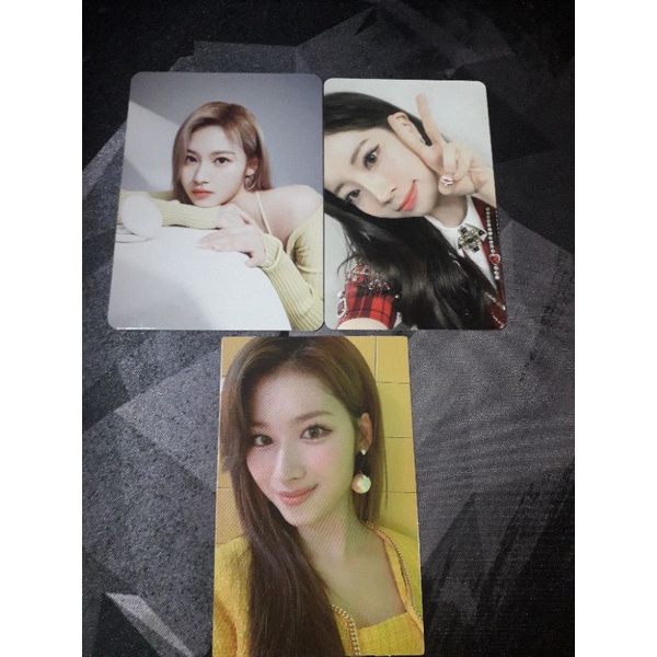 PHOTOCARD PC TWICE SANA WAKEMAKE, DAHYUN DVD III WORLD TOUR, SANA EWO KUNING OFFICIAL