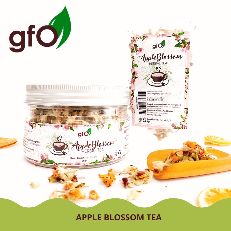 

Teh Bunga Apple Blossom / Apple Blossom Tea / Tisane / Artisan Tea / Flower Tea / Teh Bunga / Tea Blend GFO