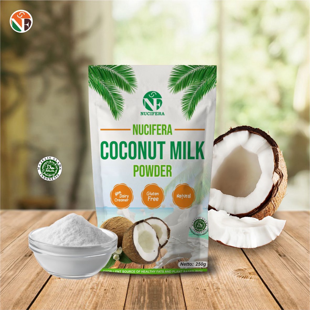 

Santan Bubuk Kelapa - Susu Kelapa 250gr - Coconut Milk Powder | NUCIFERA