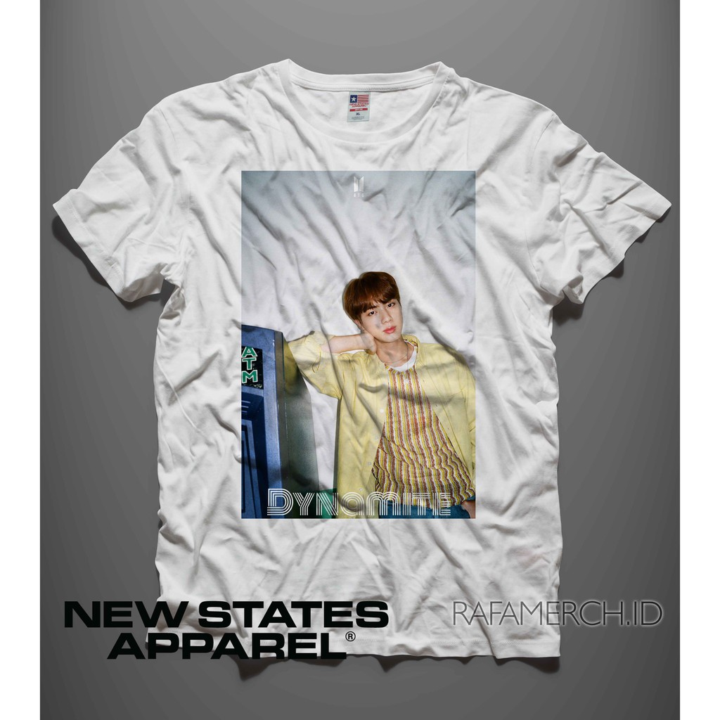 Kaos Kpop BTS Jin Dynamite - New States Apparel Original