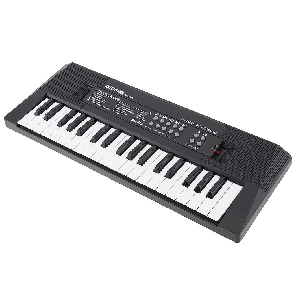 Keyboard Piano Digital Elektronik 37 Kunci Dengan Mikrofon Untuk Hadiah Ulang Tahun