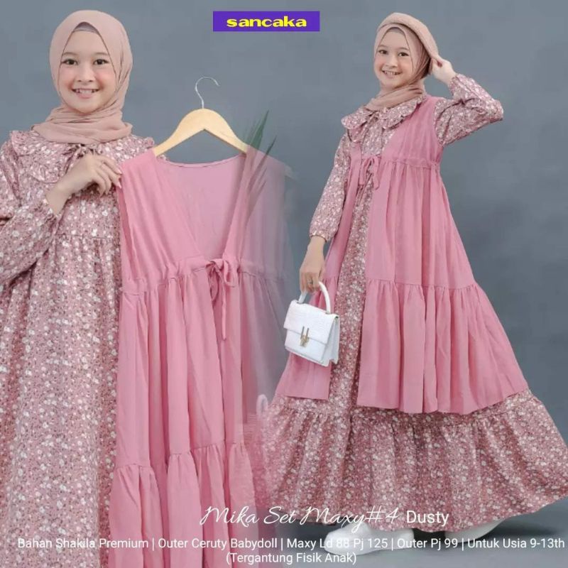 MIKA SET KIDS 4 / MIKA SET KIDS Y GAMIS TERMURAH LABEL JASMINE-1