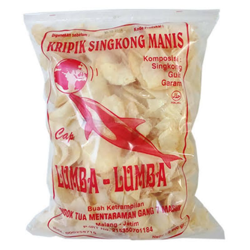 

Keripik Singkong Manis Cap Lumba Lumba 500gr