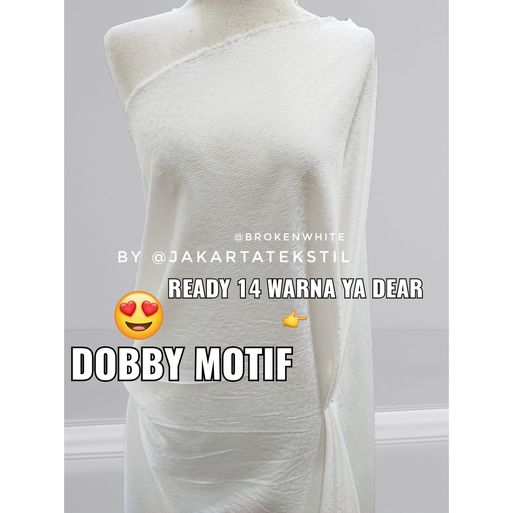Kain doby dobby dobi motif meteran / batik dobbi (BUKAN EMBOS)