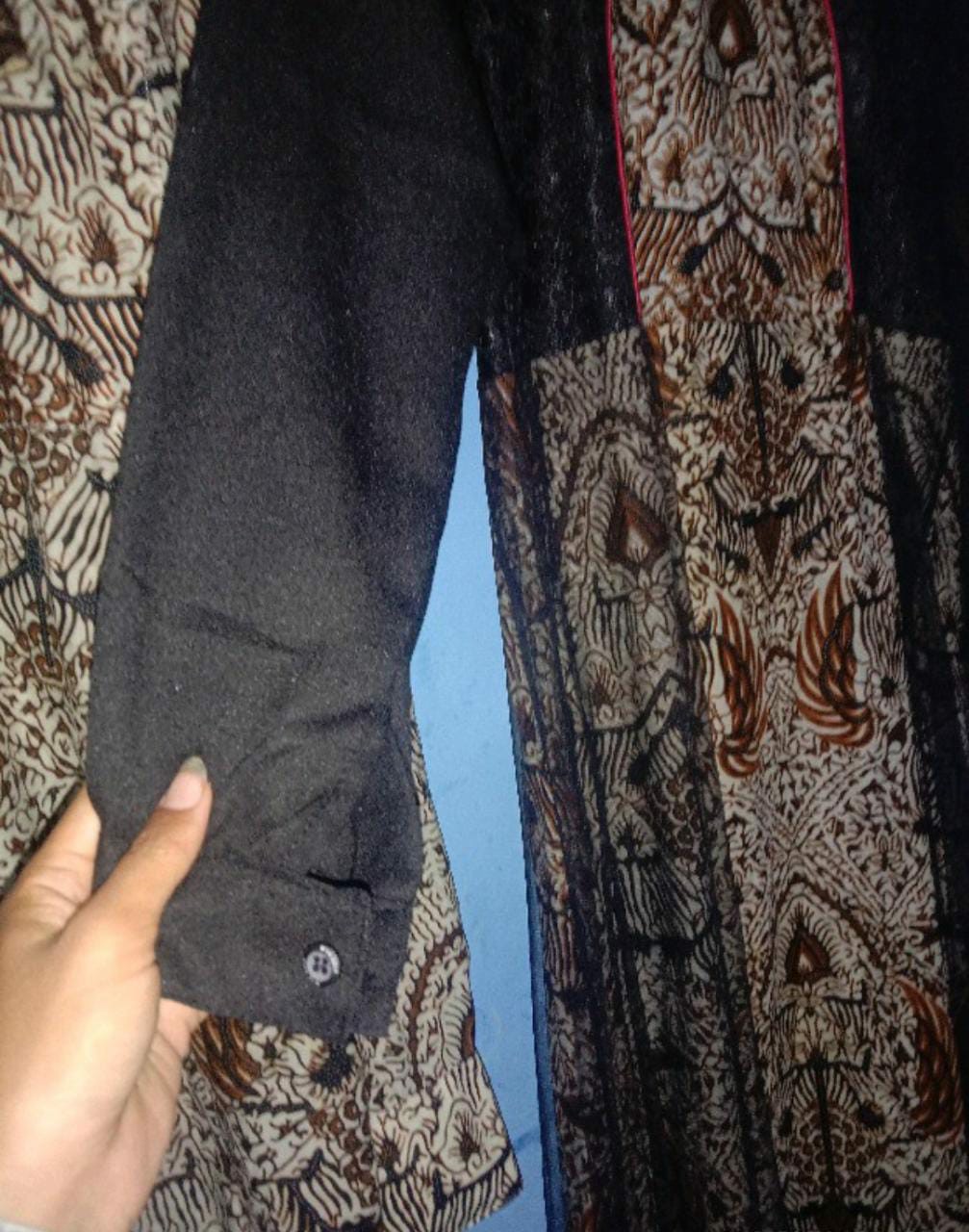 Couple Tunik Batik Motif  Sakura Pink