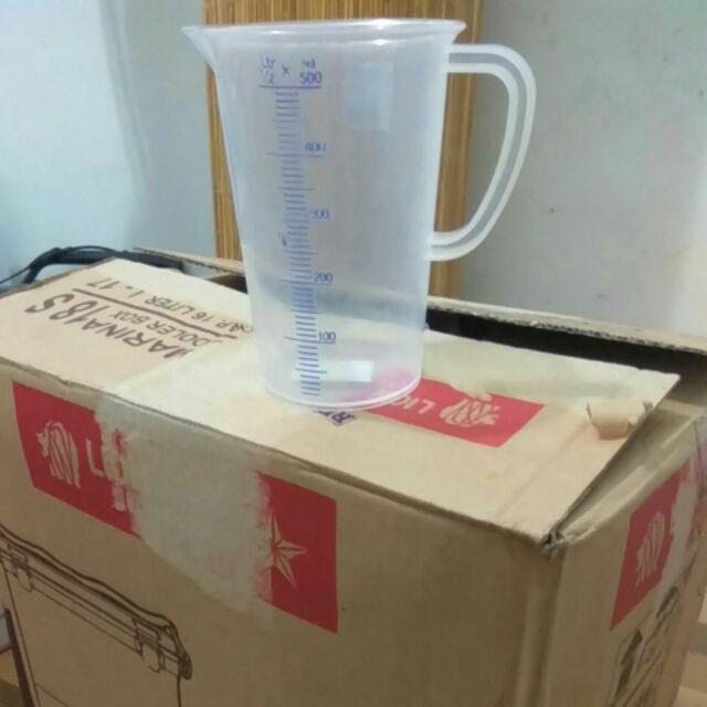 Gelas Ukur / Takar 500 Ml Green Leaf 1830