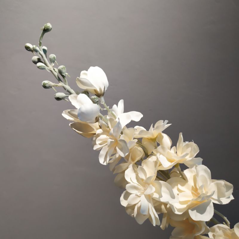 BUNGA ARTIFICIAL FLOWER SNAPDRAGON /BUNGA PLASTIK-Cream