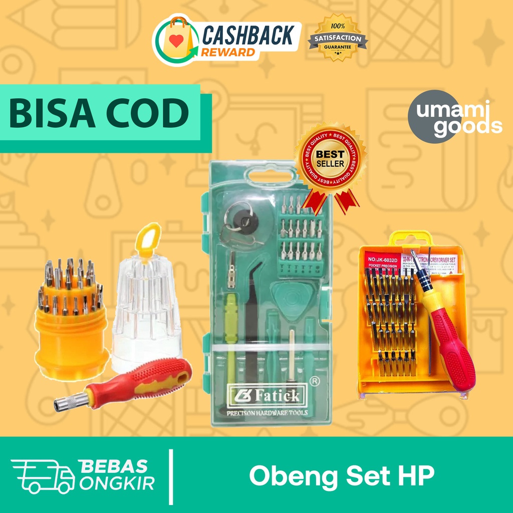 OBENG SET HP LENGKAP SCREWDRIVER ELEKTRONIK OBENG LAPTOP FULL SET OBENG HP FULL SET