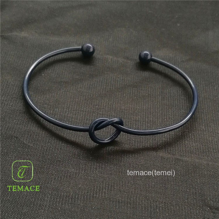 Women Gelang wanita Baja Titanium Bangle zirkon yang indah Bracelet Jewelry-3