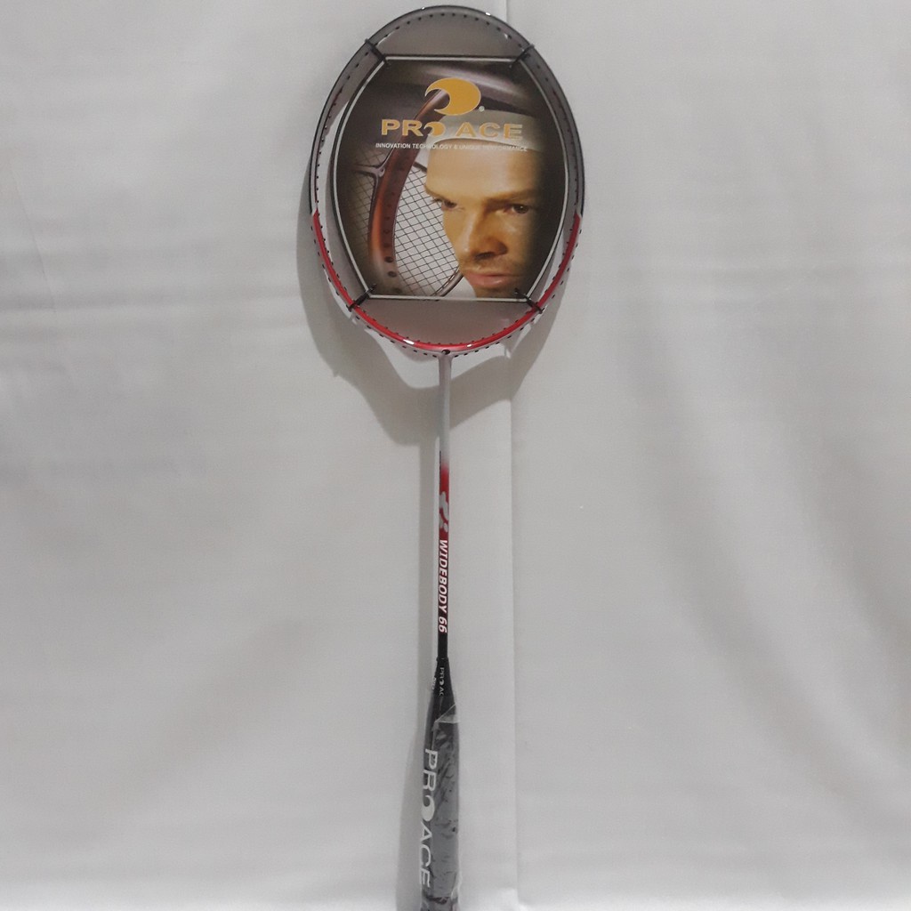 Jual Raket Badminton Pro Ace Wide Body 66 Original Bonus Komplit ...