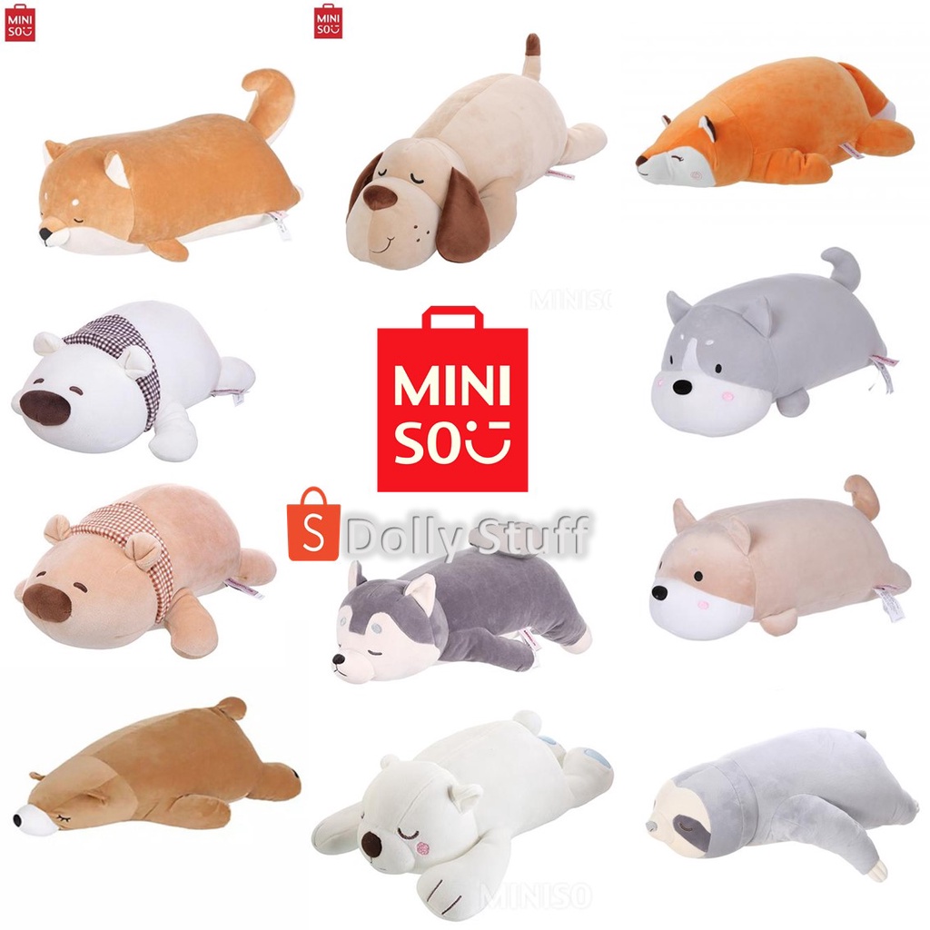 Jual Boneka Beruang miniso life // Boneka Shiba miniso // Ice Bear