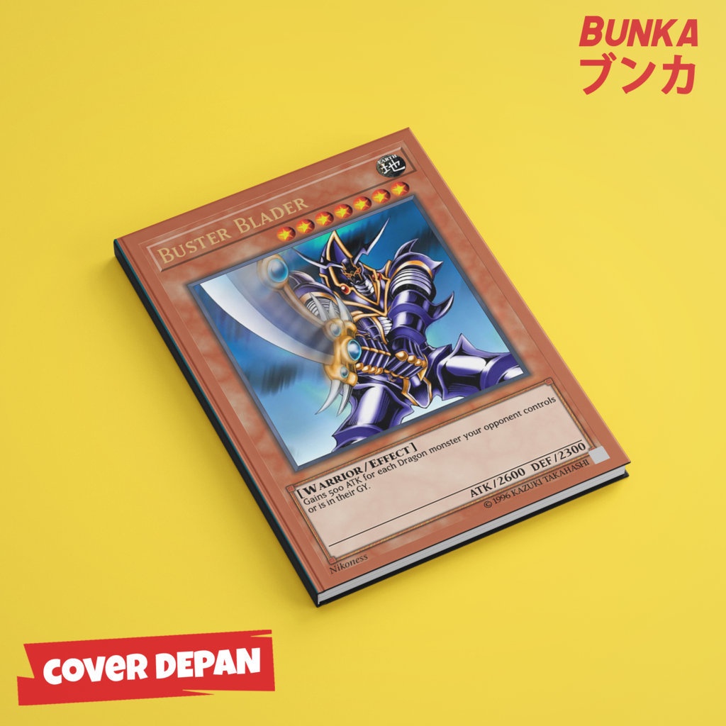 

Notebook Yu Gi Oh Buster Blader Hardcover A5 Skin Buku Tulis Catatan Notes Agenda Planner Jurnal