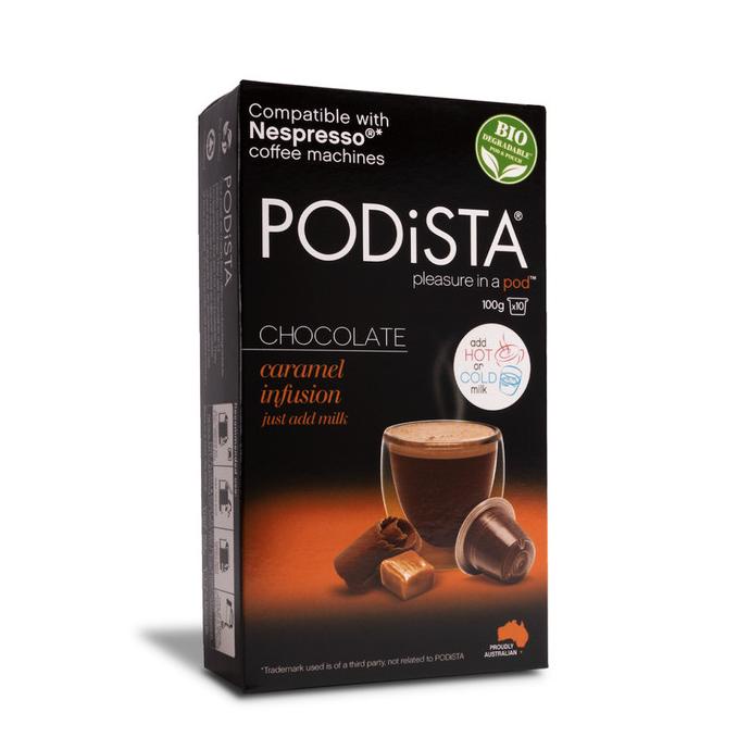 

Podista Chocolate Capsules - All Variants, Nespresso Compatible