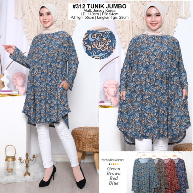 Tunik Ibu-Ibu Size Jumbo(#312)