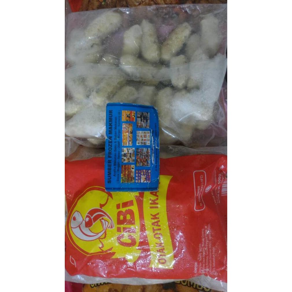 

ENAK 33 otak ikan mini 500g cibi BANYAK RASA