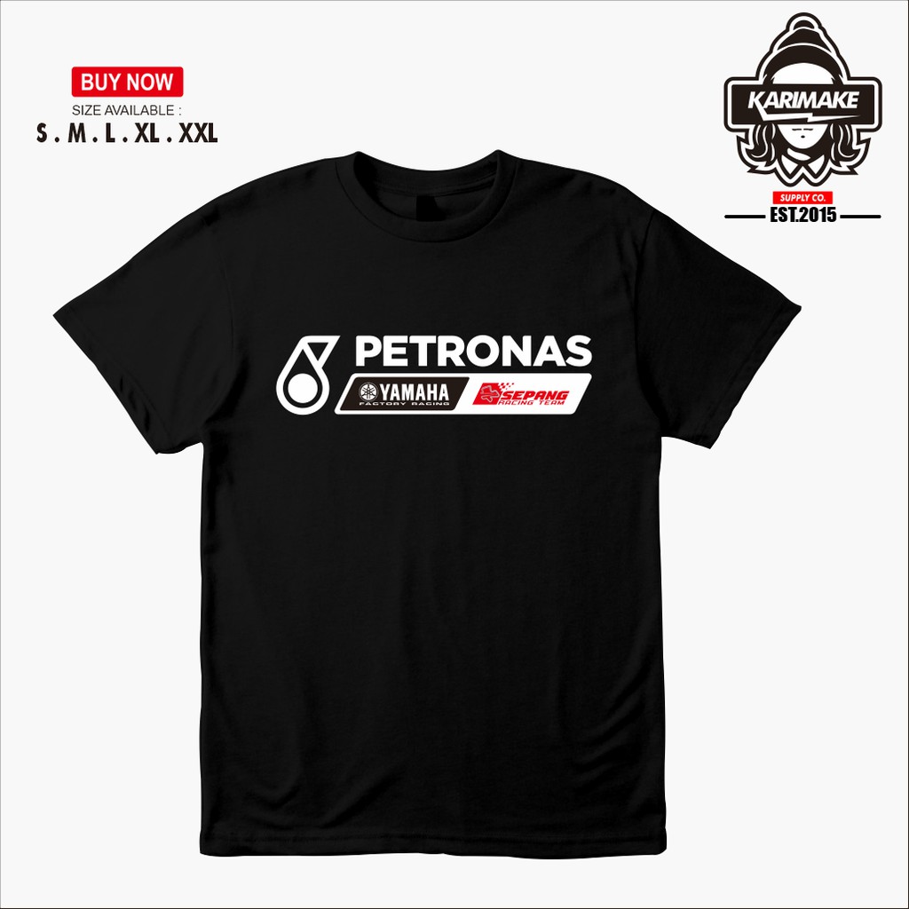 Kaos Baju Motogp PETRONAS YAMAHA SEPANG RACING TEAM Kaos Otomotif -