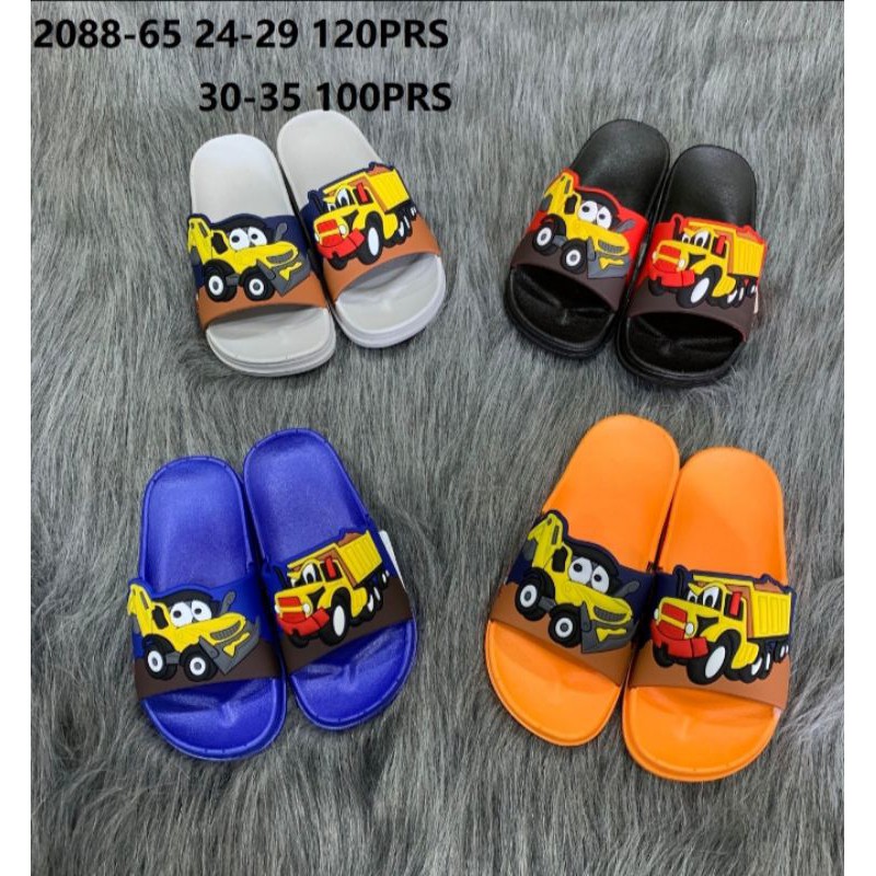 sandal anak cowok balance 100PRS motif truk size 31-35