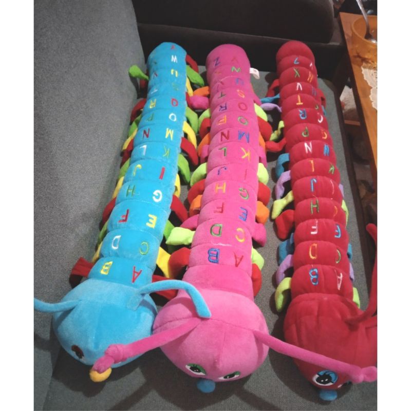 Boneka ULIL ALPHABET Ukuran 80cm kaki seribu Lucu