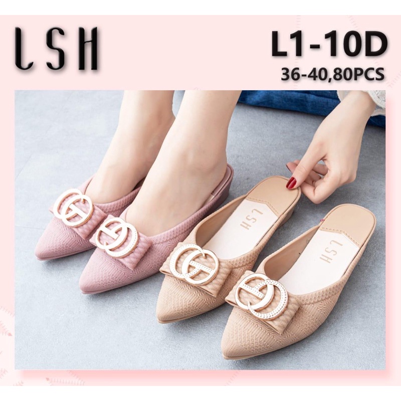 Sandal Sepatu Slop GC Import LSH L1-10D dan L1-10T