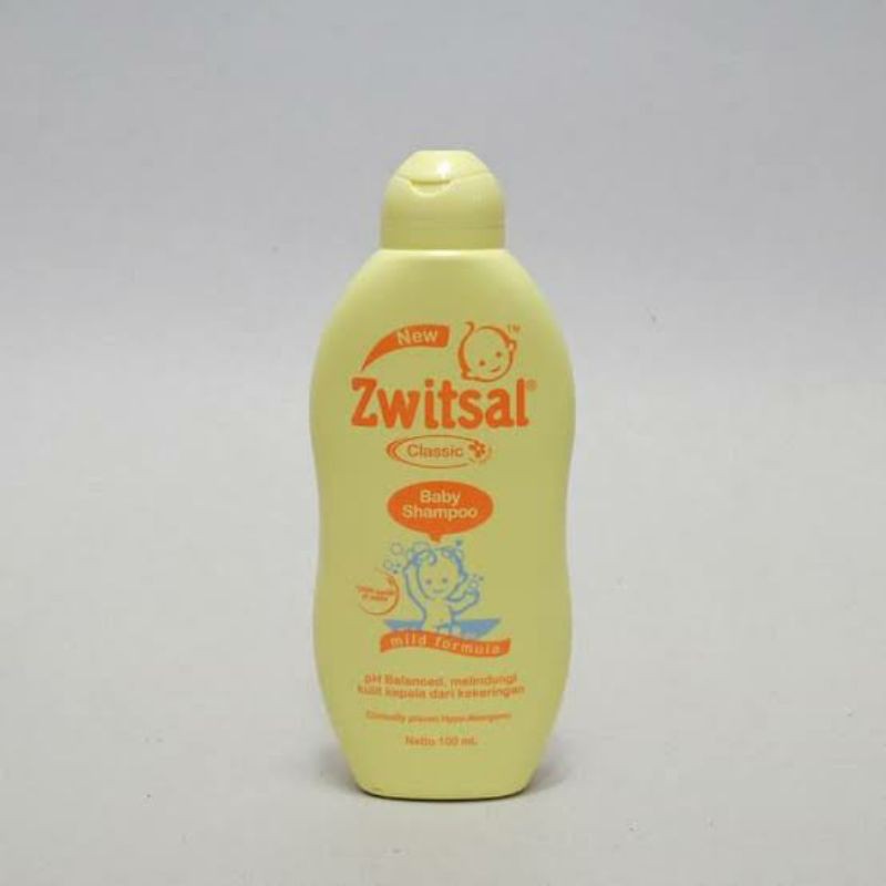 zwitsal baby shampoo natural dan classic 100ml