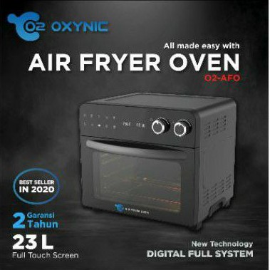 Oxynic O2-AFO oven air fryer kapasitas 23L Touchscreen