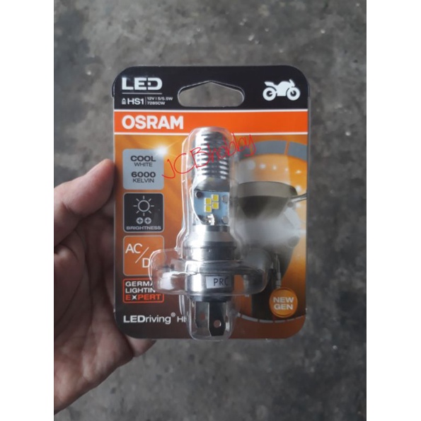 Dop depan HS1 H4 LED OSRAM AC DC Plug n Play