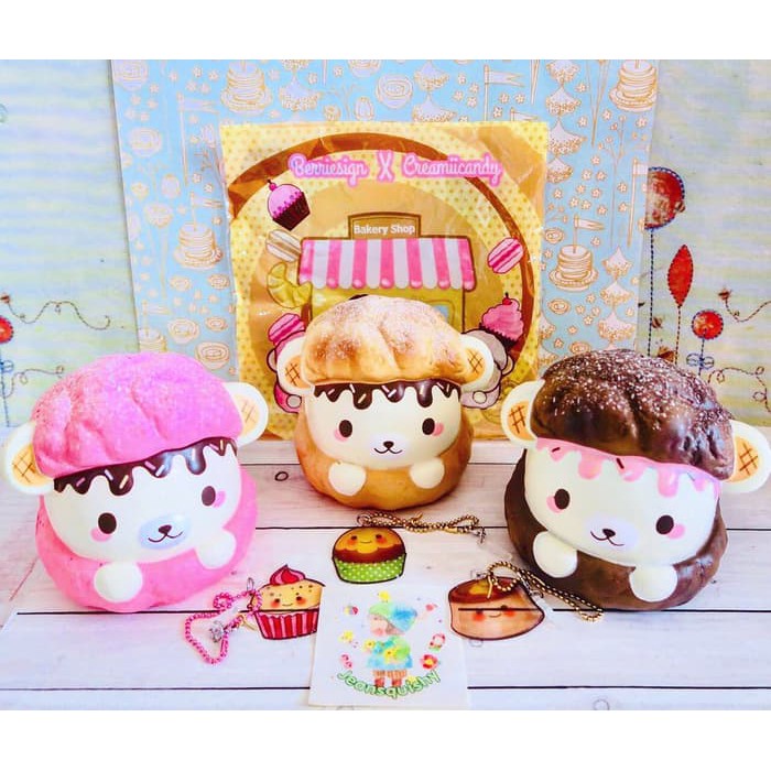 YUMMIBEAR CREAM PUFF  SQUISHY