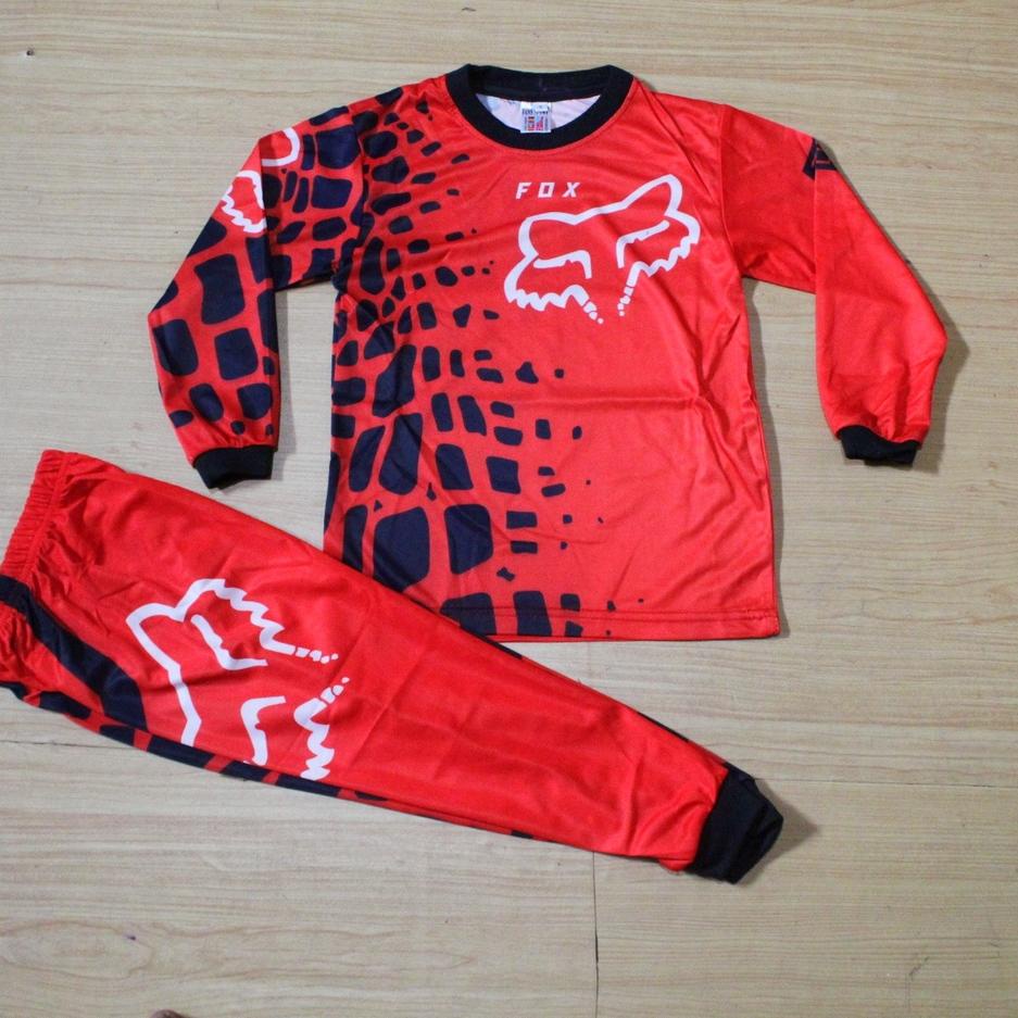 Jersey baju balap setelan baju motor cross/baju balap sepeda anak