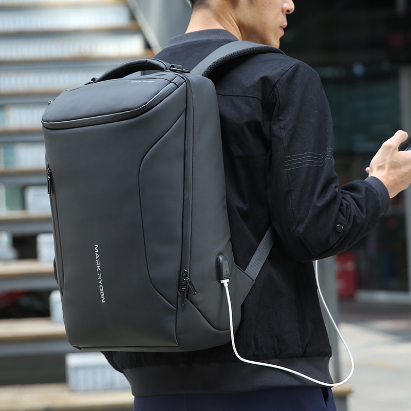 Mark Ryden Tas Ransel Laptop Kerja Backpack Pria USB 15.6 Inch MR9031