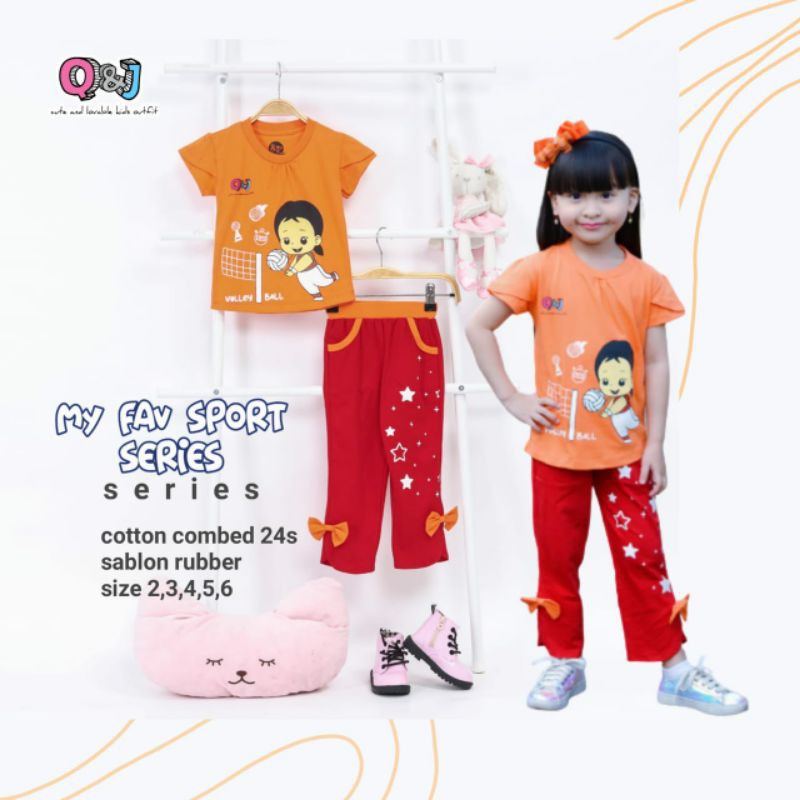 Setelan anak Perempuan Q&J
