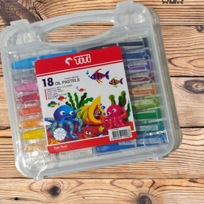 

が Crayon Joyko 18 Warna / Oil Pastel Joyko 18 Colors ⍐