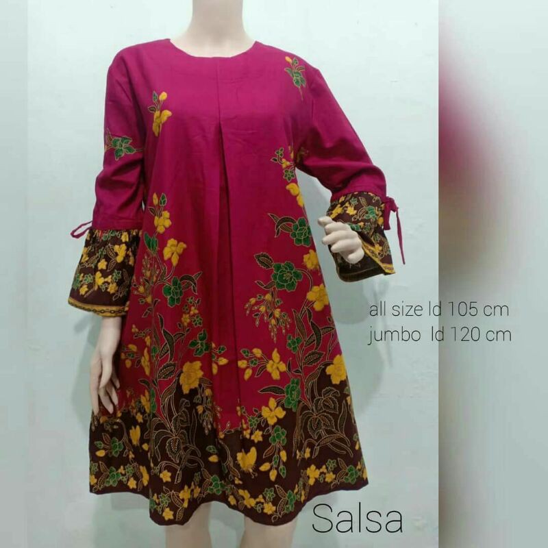 [BISA COD] TUNIK BATIK UNGGUL JAYA ORI PEKALONGAN TERMURAH