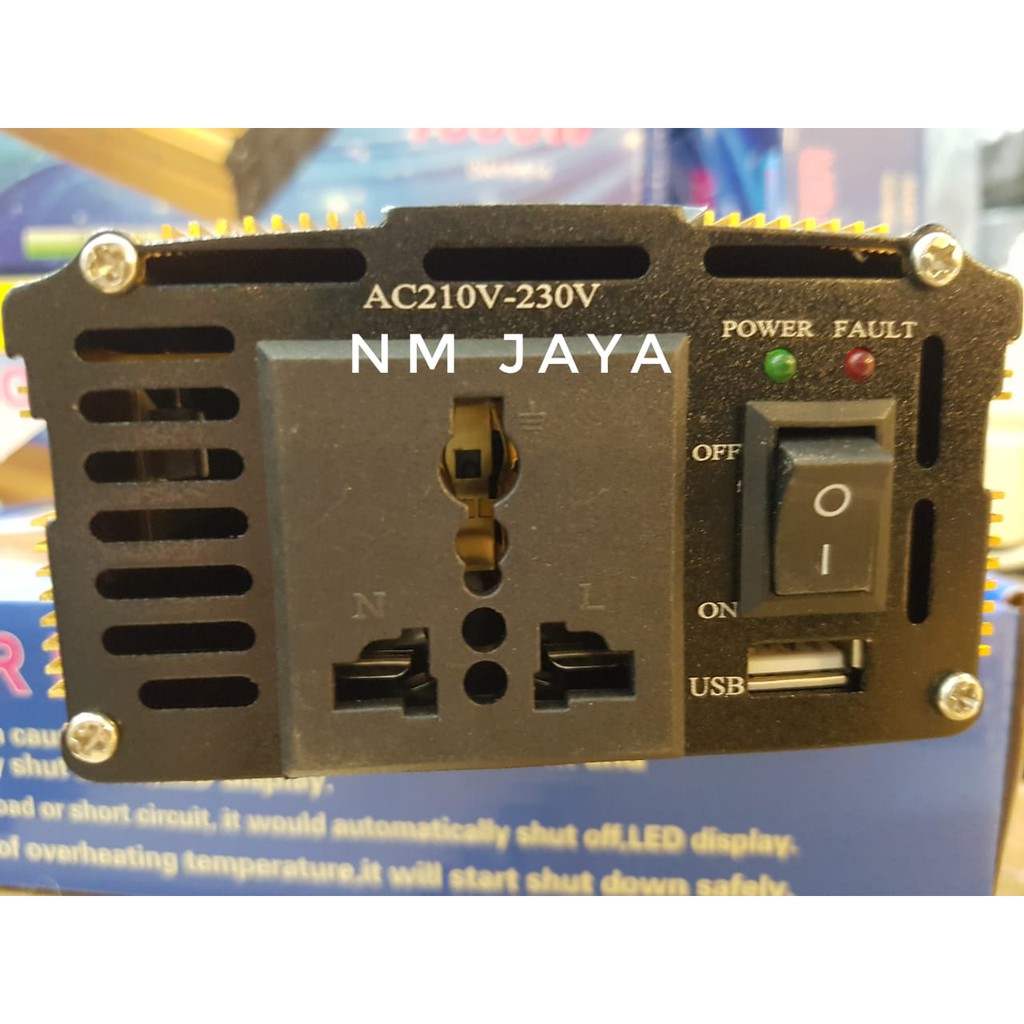 Solar Power Inverter 1500watt DC 12V to AC 220V Usb DC 5V Solusi Listrik Padam