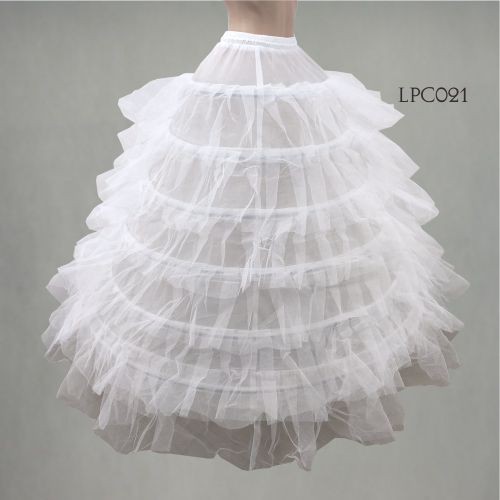 [BISA COD] PETTICOAT BALL GOWN PENGEMBANG ROK GAUN SUPER 6 RING LPC021