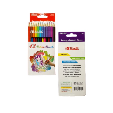 

PENSIL WARNA BAZIC 12 WARNA - PANJANG