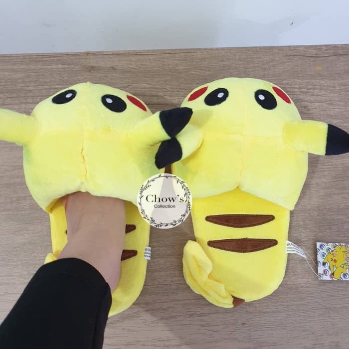 Silakan Order Sandal Tidur   Sandal Kamar Boneka Pokemon Pikachu