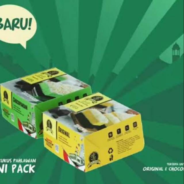 Lapis kukus mini pahlawan