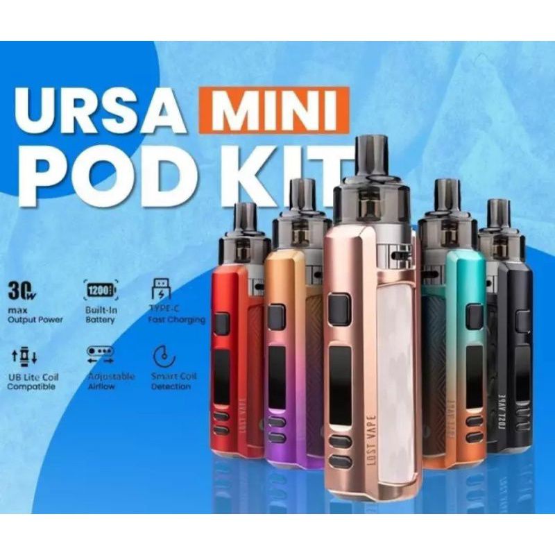 VAPOOR VAPEE URSA MINI 30W AUTHENTIC PAKET SIAP NGEBULLL