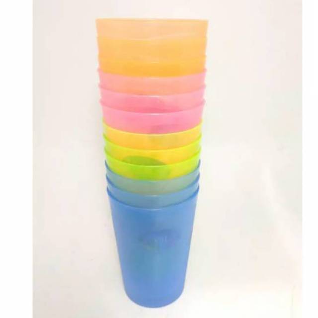 HARGA PROMO Gelas Plastik Cantik Warna Warni Shopee HARGA PROMO Gelas Plastik Cantik Warna Warni Shopee