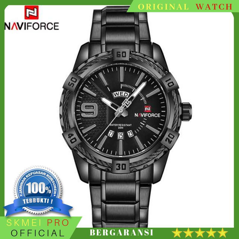 ORIGINAL WATCH Navi Force Jam Tangan Analog Pria - 9117 BERGARANSI