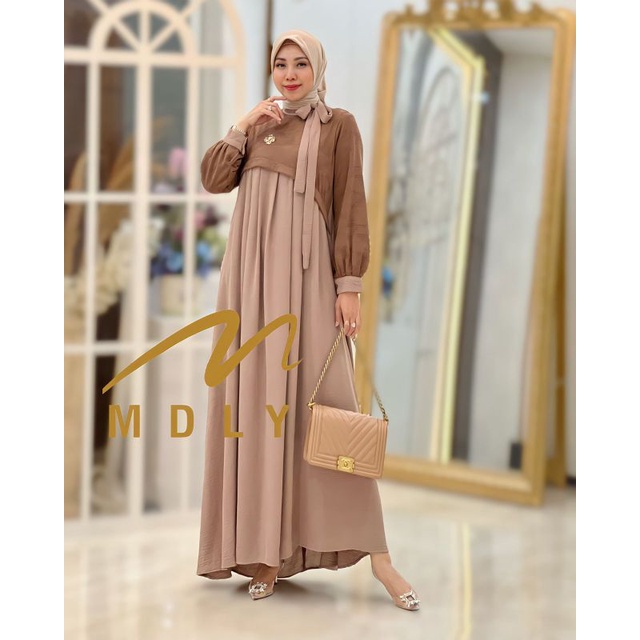 Gamis Atasan Wanita Terbaru Amor Set by Mdly 3003